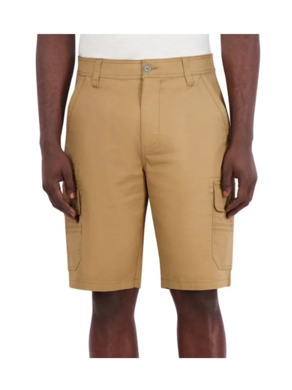 Iron Co. Flex Comfort Waistband Stretch Cargo Short Vintage Tobacco-Size 40-NWT